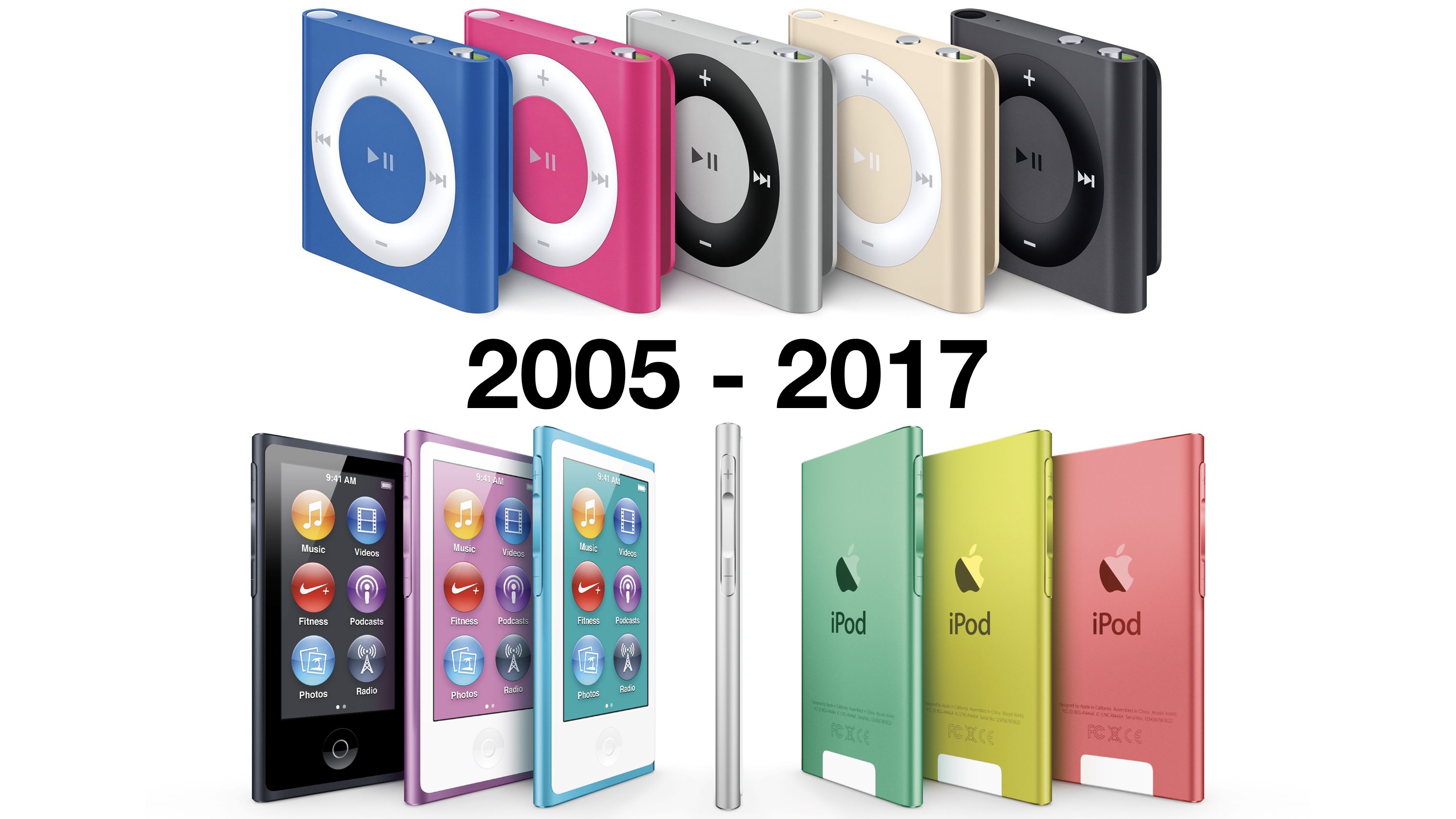 iPod nano、iPod shuffle 下架